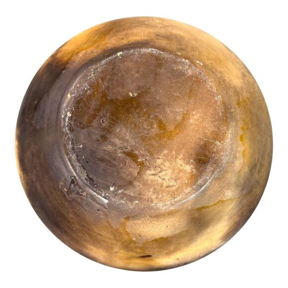 Vintage Handmade Clay Pot With Dual Handles Studio Pottery Jug Primitive Decor - Picture 7 of 7